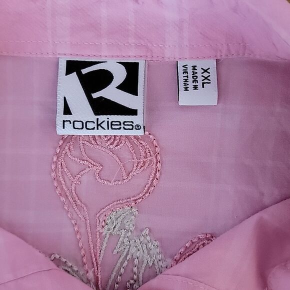 Rockies by Miller International western button down top Size XXL - Picture 11 of 15